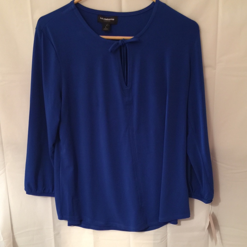 Liz Claiborne long sleeve knit shirt. Sz lg